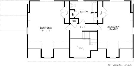 Cameron IV Modular Home Floor Plan Second Floor